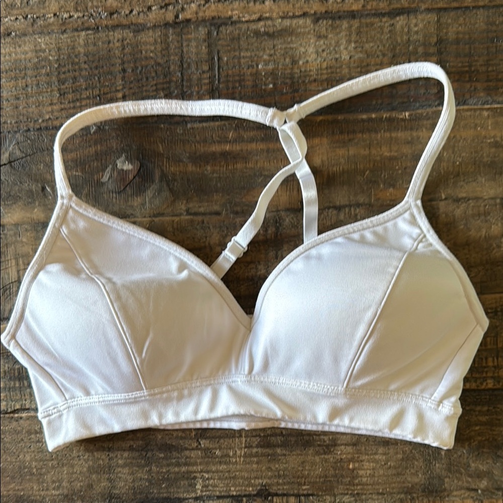 White Athleta Women's Bra